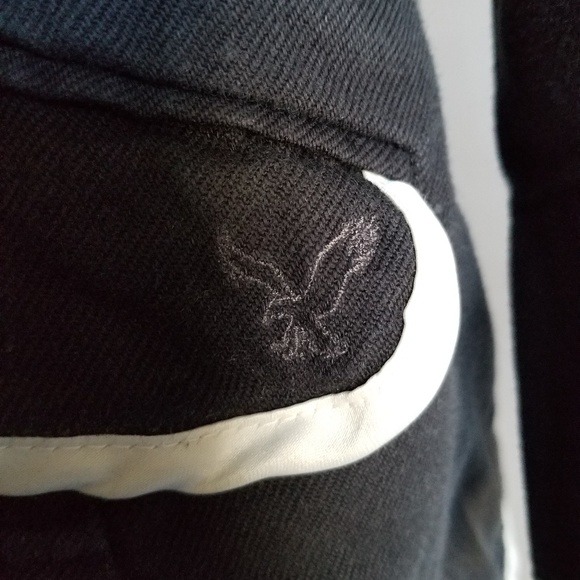 American Eagle 3/4 Sleeve Pea Coat Style Blazer L - Picture 4 of 7